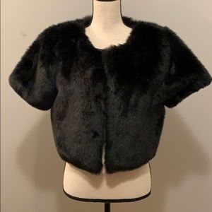 ECHO faux fur fashion wrap